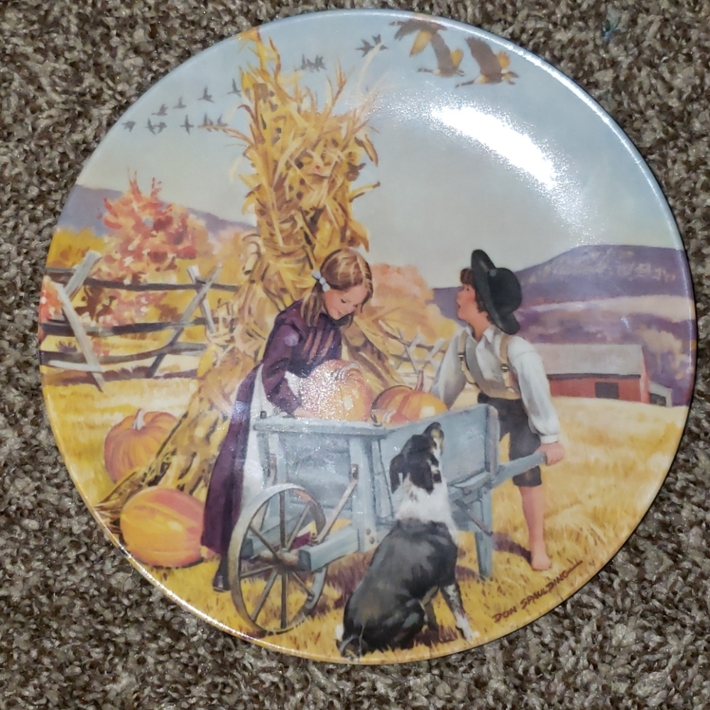 EDWIN M. KNOWLES 1979 THANKSGIVING PLATE